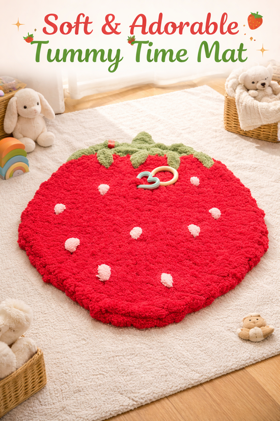 Berry Kozy Tummy Time Mat