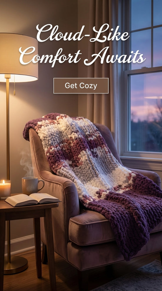 Amethyst Dream Large Throw Blanket